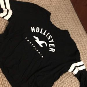 hollister long sleeve crop top